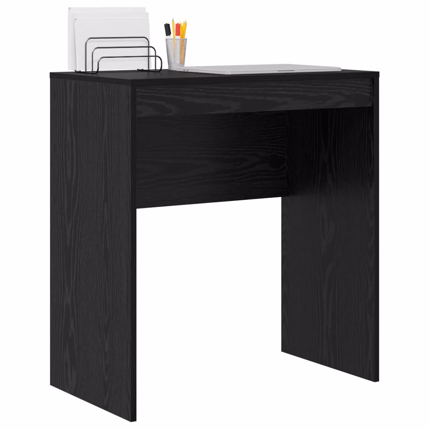 Berkfield Home Black Oak Writing Desk W/D/H: 70 x 40 x 76 cm – 3