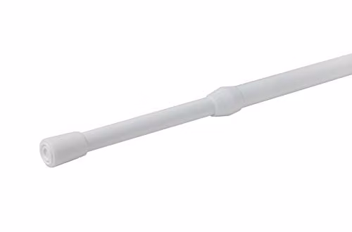 Simply Tension Rod in White, 91-152cm