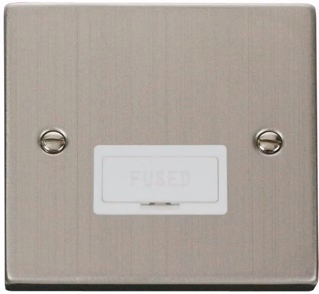 SE HOME Stainless Steel Surface Socket Plate in White and Silver