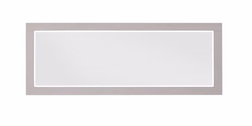 Baumhaus Greystone Extra Long Rectangular Wall Mirror in Grey, H 55 cm x W 55 cm x D 1 cm