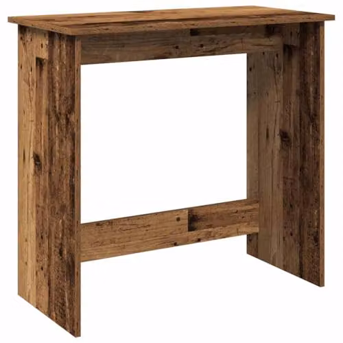 vidaXL Writing Desk in Rustic Brown Engineered Wood, W: 80 cm, D: 40 cm, H: 75 cm – 1