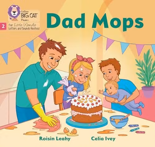 Collins Dad Mops: Phase 2 Set 3 Blending Practice Multicolour Paper Book