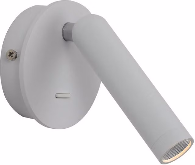 Netlighting Carda LED Reading Wall Light in White with 3000K Warm White Light