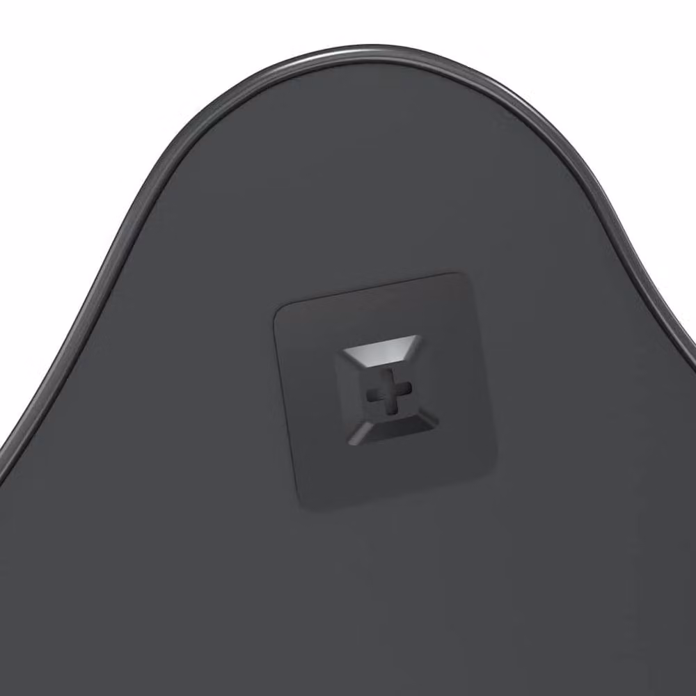 Berkfield Home Minimalist Rectangular Wall Mirror, Black, W: 50 cm, H: 40 cm – 2