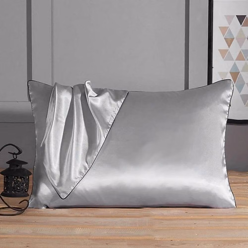 PAWNORA Grey Pure Mulberry Silk Pillowcases, 2 Pack – 2