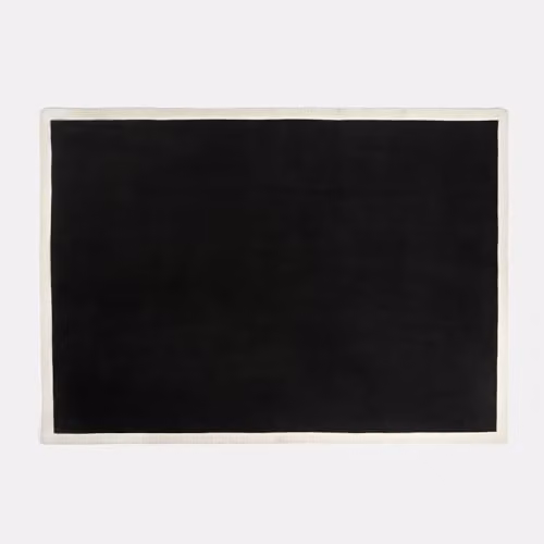 OHS Modern Black Hand Tufted Non Slip Rectangular Area Rug for Bedroom, Living Room or Hallway, W/D/H: 120 x 170 cm – 3