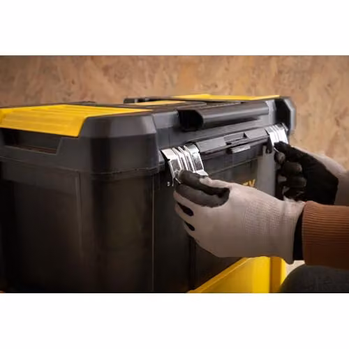 Stanley Stackable Rolling Workshop Toolbox with Inserts, Black – 13