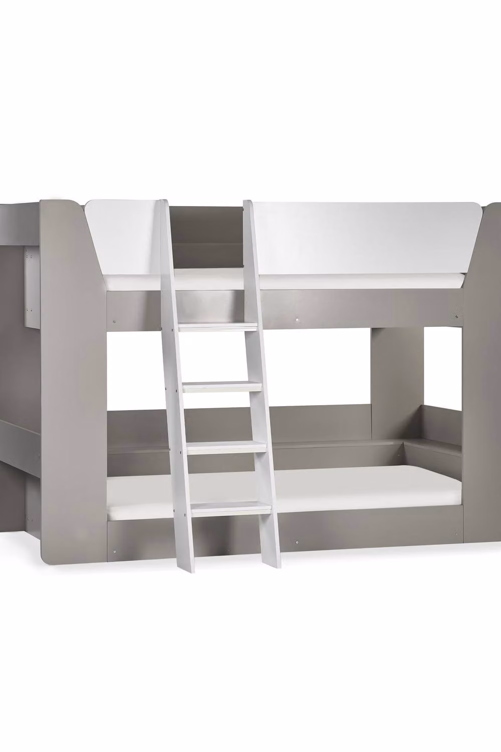 Julian Bowen Parsec White Solid Wood Single Bunk Bed Frame with Bedside Shelf W/D/H: 190 x 90 x 160.5 cm – 2
