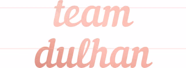 Peacock Supplies Team Dulhan Pink Letter Pennant Banner for Wedding Parties