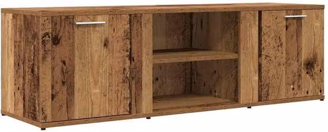 Berkfield Home Old Wood TV Cabinet in Brown, W/D/H: 120 x 34 x 37 cm – 1