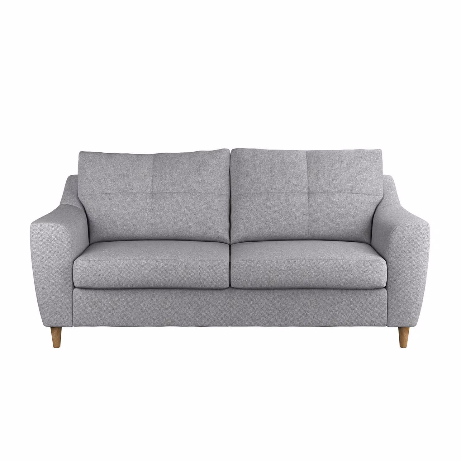 Furnishings For Less UK Baxter Tufted Fabric Sofa Suite with 3 Seater and 2 Seater Sofas in Silver – 2