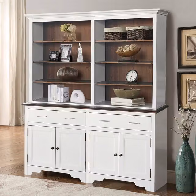 Comfy Living White Wooden Dresser, Width: 162.5 cm