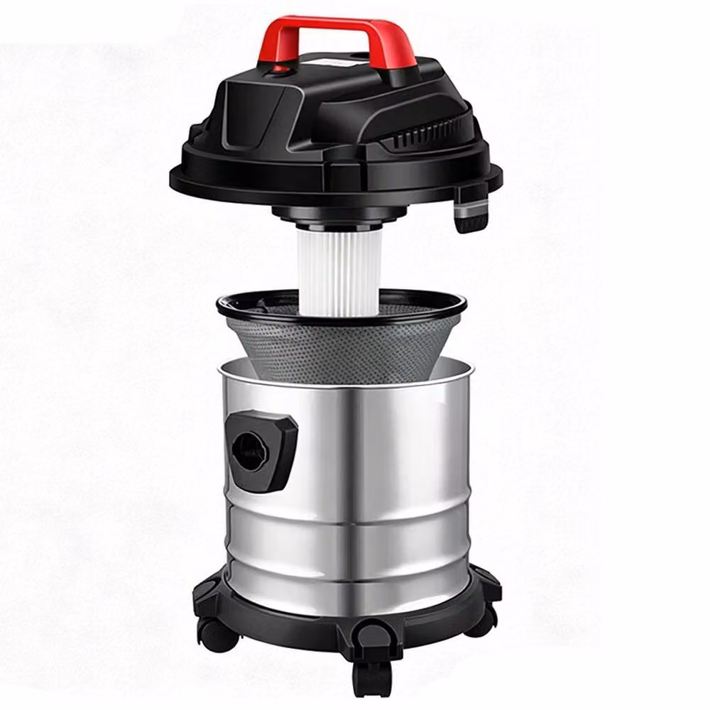 Ventryn Heavy Duty Wet Dry Vacuum Cleaner in Metallic Silver – 4