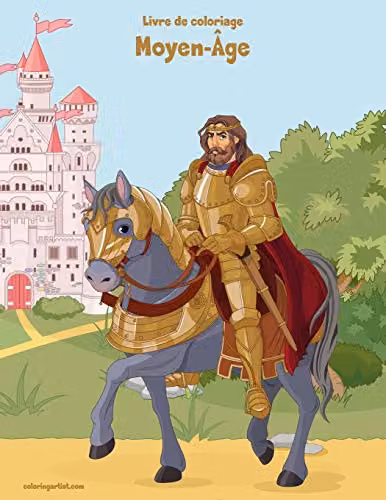 Moyen-Age Colouring Book for Adults by Independently Published, Multicolour