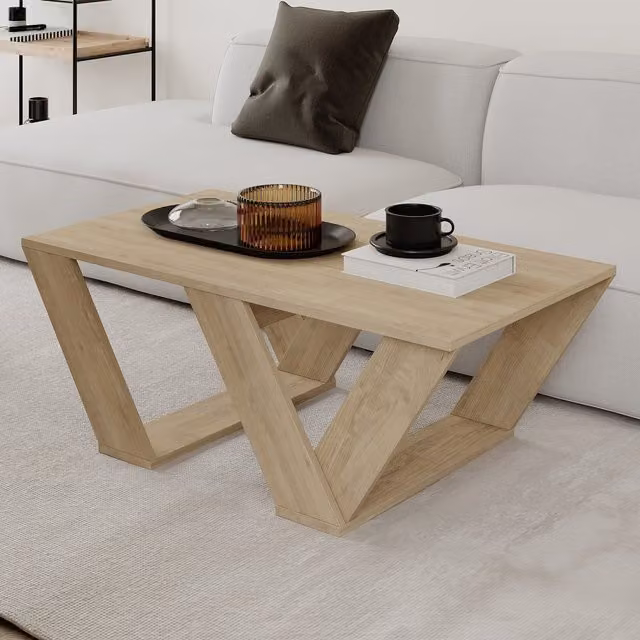 Decortie Pipra Modern Oak Coffee Table