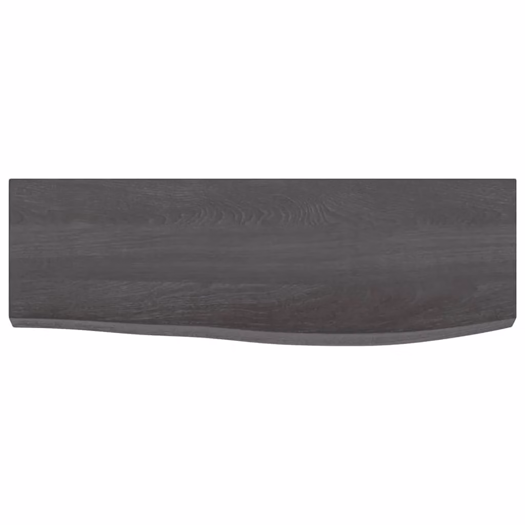 Berkfield Home Wall Mounted Rustic Oak Shelf in Brown and Grey, W/D/H: 60 x 20 x 4 cm – 2