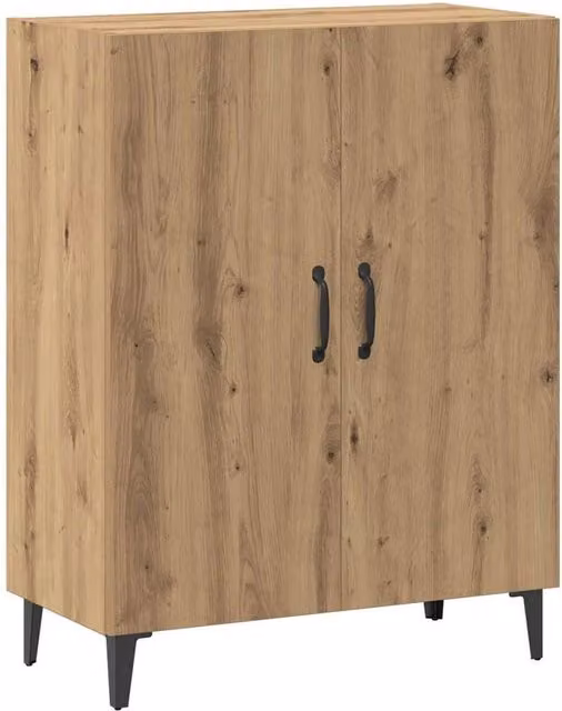 Berkfield Home Artisan Oak Sideboard in Brown, W/D/H: 70 x 34 x 90 cm