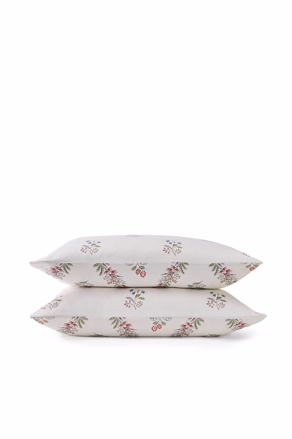 Christy Eversham Reversible Floral Cotton Sateen Standard Pillowcase Pair in Purple – 2