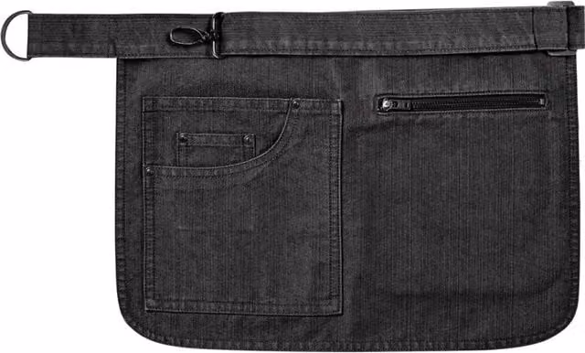 Premier Metro Cotton Utility Hip Apron in Black – 1