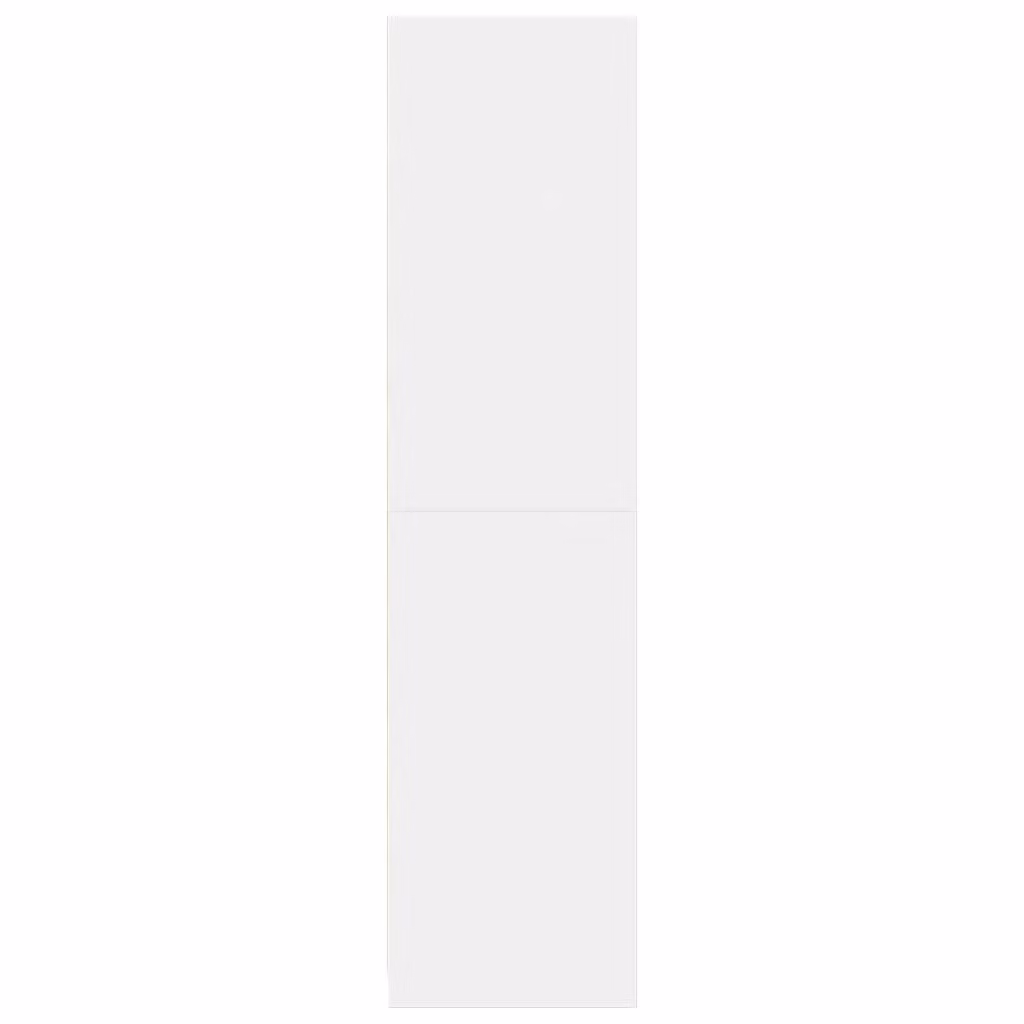Berkfield Home White Minimalist Wardrobe with Hinged Doors, W/D/H: 30 x 50 x 200 cm – 2