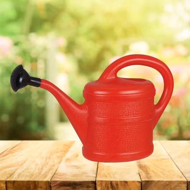 Geli Red Plastic Mini Watering Can, 1L
