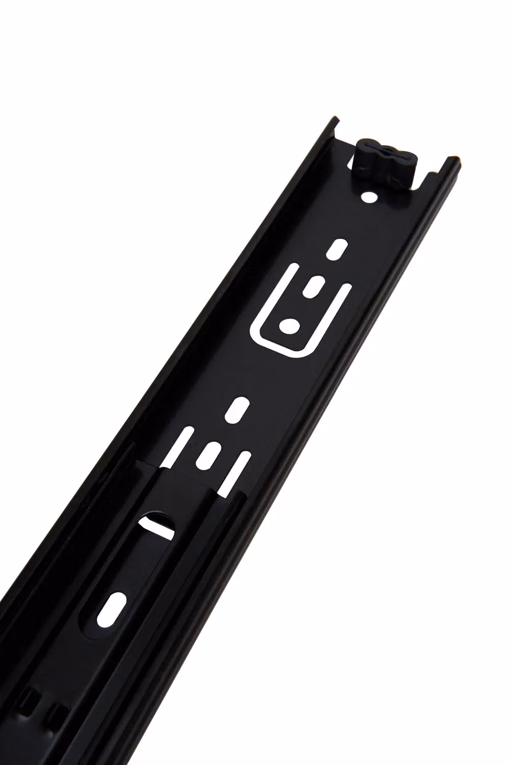Living and Home Black Steel Ball Bearing Full Extension Cabinet Drawer Slide Replacement Rails, 1 Pair, 25kg Load Capacity – 3