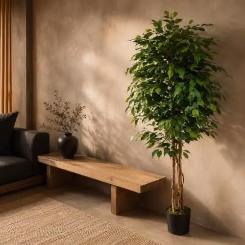 LeafUK Green Artificial Ficus Tree – 1