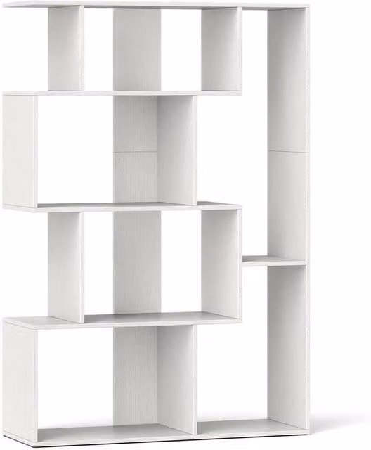 KORVIXA 6-Cube Free-standing Storage Shelf Unit in White, W/D/H: 100 x 100 x 100 cm