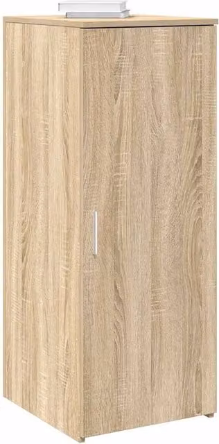 Berkfield Home Wall Mounted Storage Cabinet in Sonoma Oak Brown, W/D/H: 40 x 45 x 103.5 cm