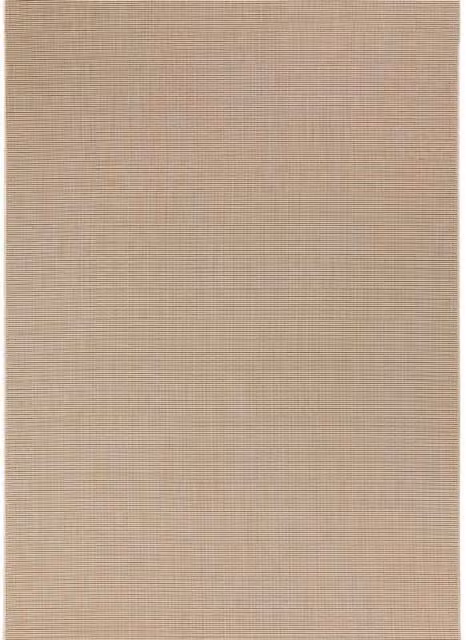 THE RUGS Weatherproof Plain Minimalist Indoor Outdoor Rug in Beige, W: 240 cm, D: 340 cm – 1