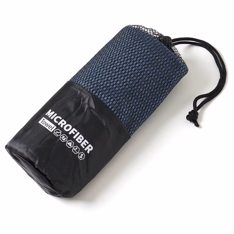 Wave Spas Quick Dry Microfibre Towel in Blue
