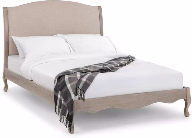 Cheshire Premium Spruce Bed in Beige, W/D/H: 150 x 200 cm