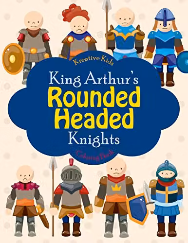 King Arthur's Rounded Headed Knights Colouring Book by Traudl Wöhlke, Multicolour