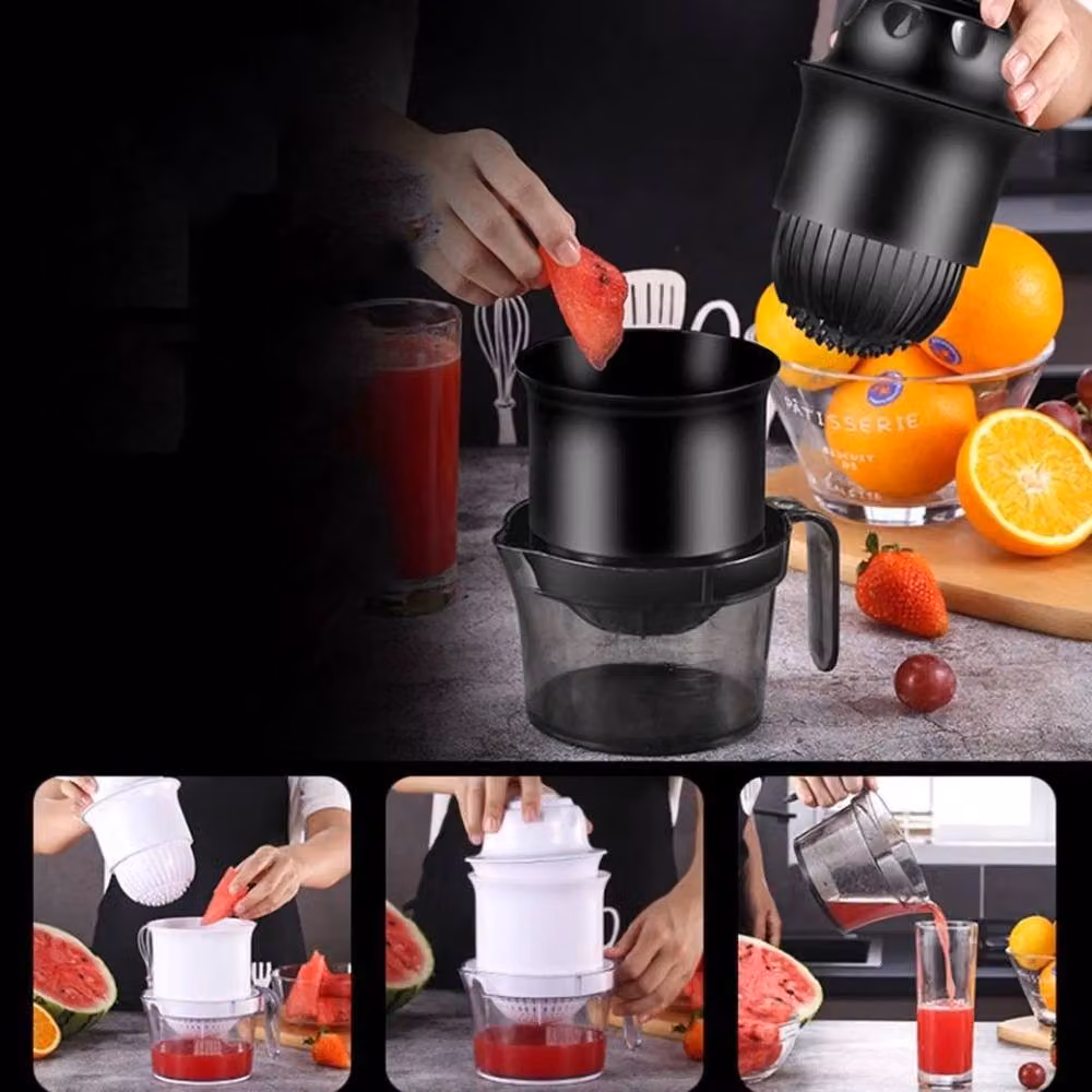 SPETLEK Manual Citrus Hand Press Juicer Mug in Black – 3