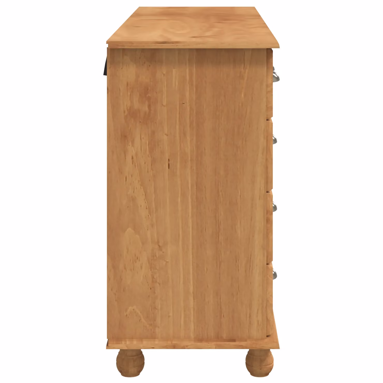 Berkfield Home ASKIM Chest of Drawers in Brown Solid Wood Pine, W/D/H: 79 x 40 x 133.5 cm – 3