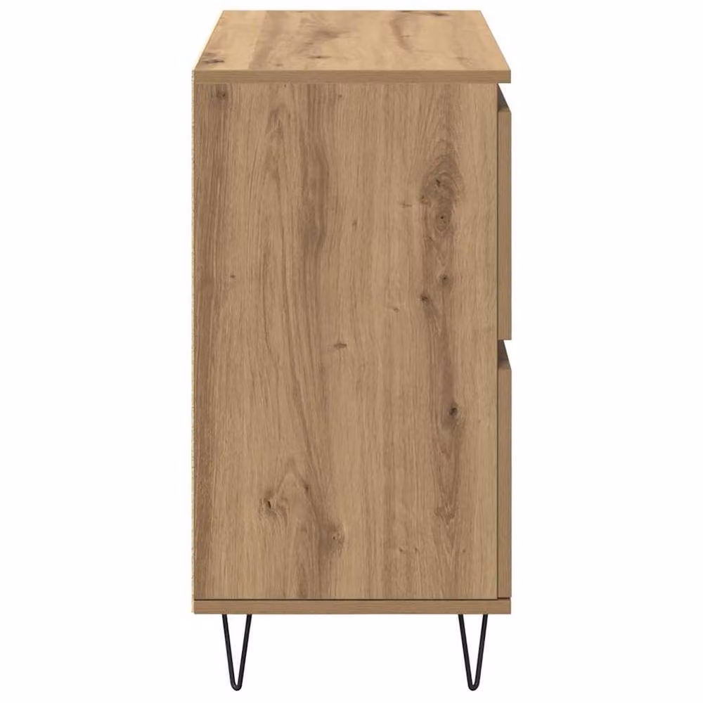 Berkfield Home Brown Sideboard with Storage Door, W: 60 cm, D: 35 cm, H: 70 cm – 3