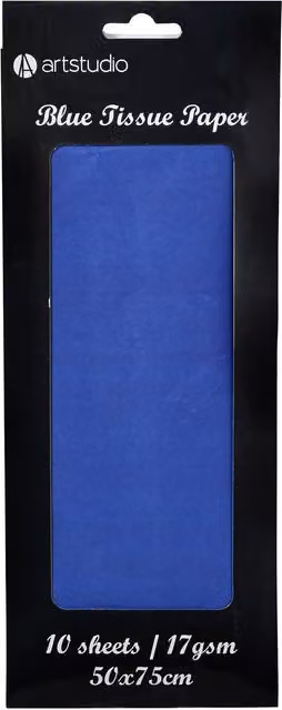 Art Studio Blue Custom Tissue Paper for Children