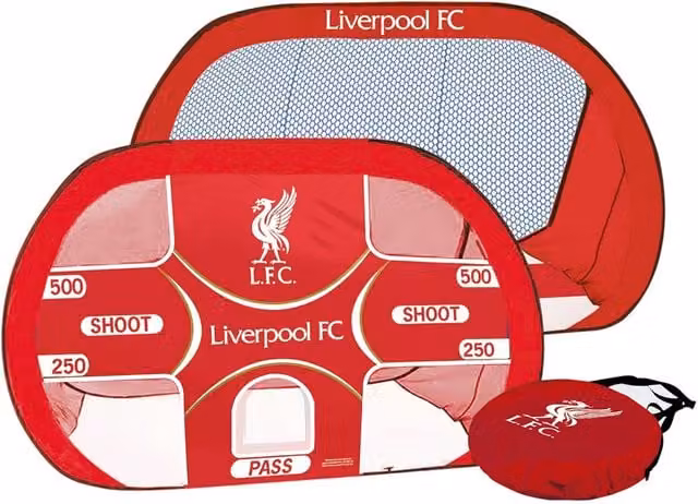 Liverpool FC 2 in 1 Pop Up Target Net in Red and White