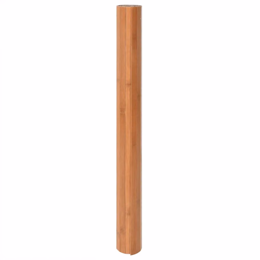 Berkfield Home Rectangular Bamboo Rug in Brown, W: 70 cm, L: 200 cm – 2