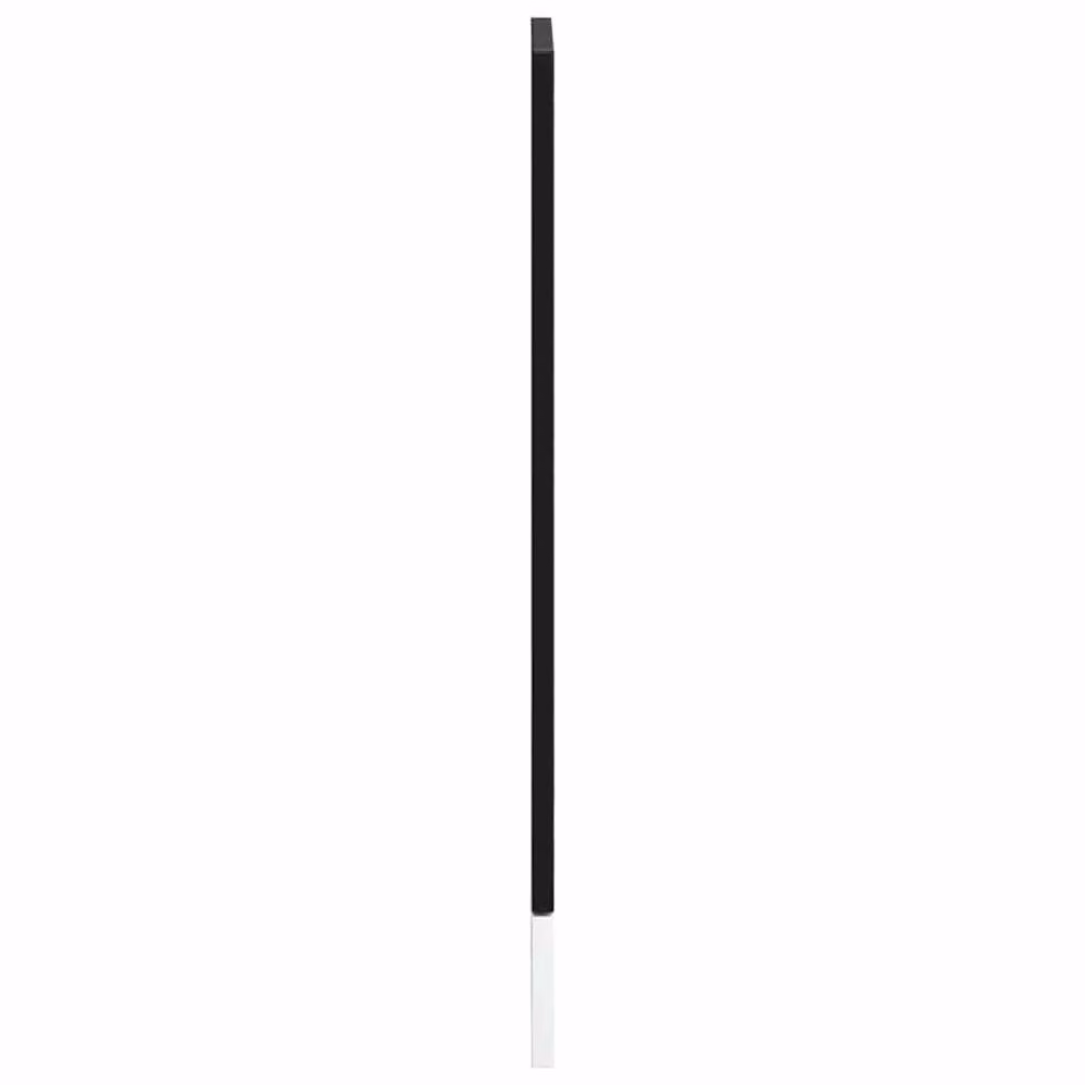 Berkfield Home Porto Black Decorative Dishwasher Panel in Engineered Wood, W: 45 cm, H: 67 cm – 3