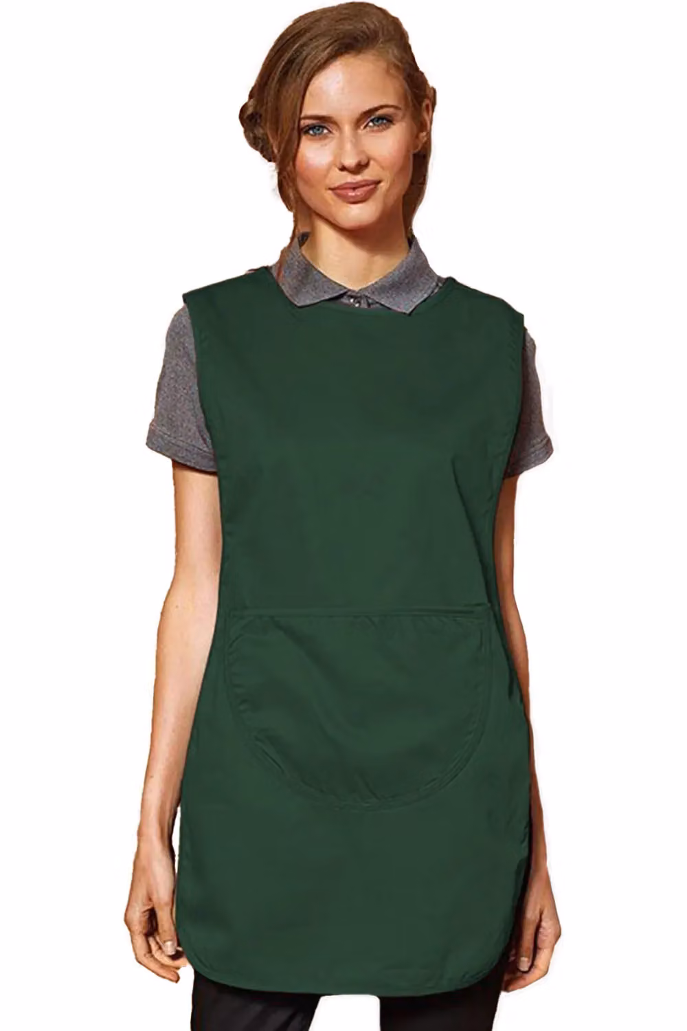 Premier Women's Pocket Tabard Workwear Pack of 2 in Green, Size: Small – 2