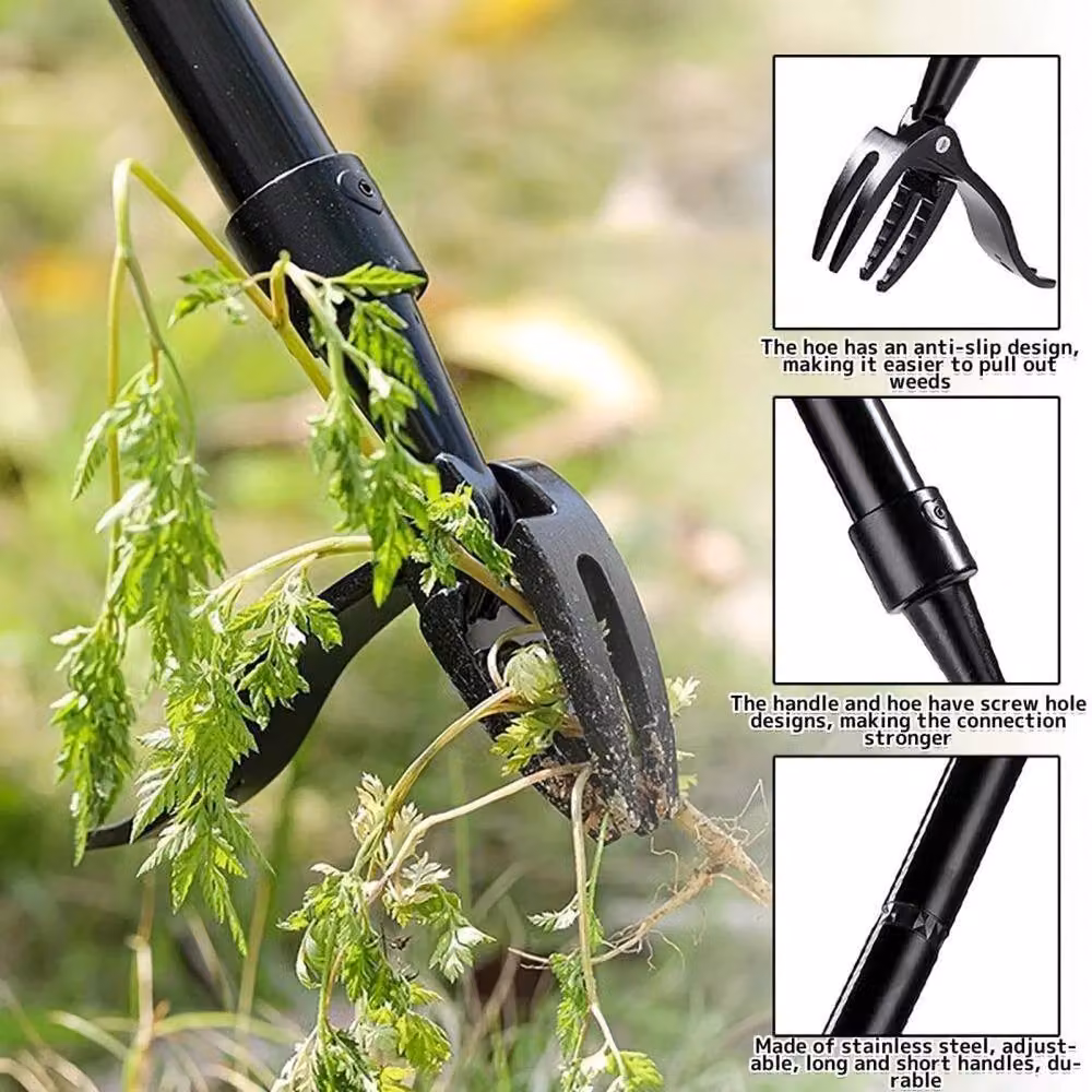 SPETLEK Steel Claw Weed Puller and Lawn Weeder in Black, 1.25kg – 6
