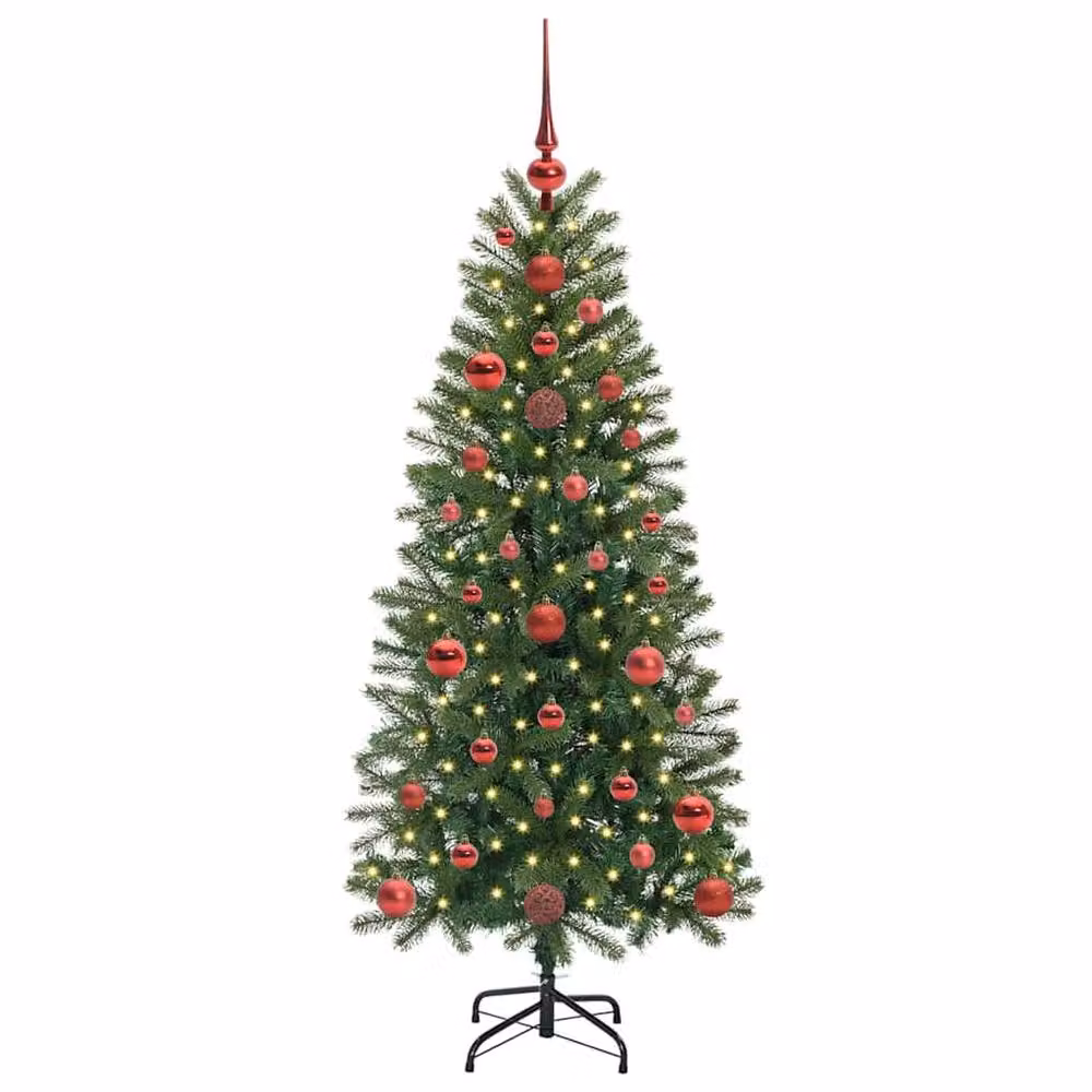 Berkfield Home Artificial Green Christmas Tree with 150 LEDs, Height: 120 cm – 3