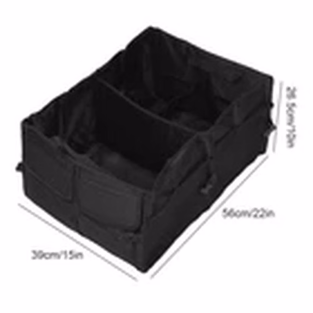 EONLION Foldable Heavy Duty Car Boot Storage Organiser in Black – 2