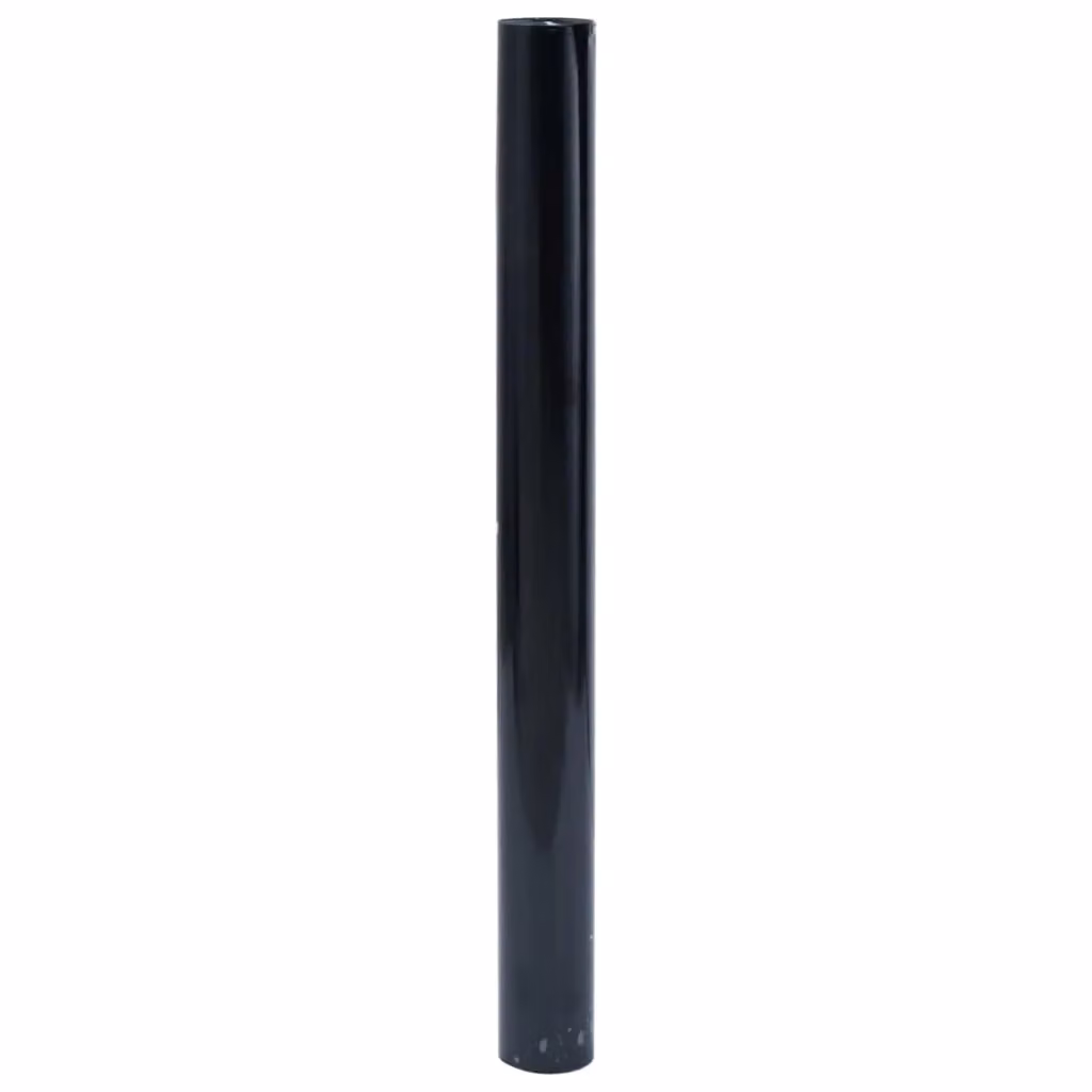 Berkfield Home Static Frosted Black Window Film, W: 90 cm, L: 1000 cm – 2