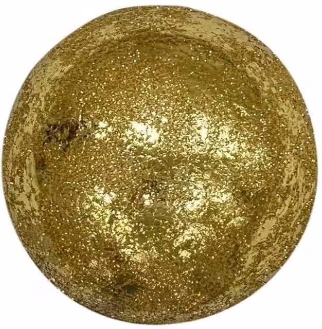 KDMD Metallic Gold Round Bauble, 2 Pack, Diameter: 11 cm – 1