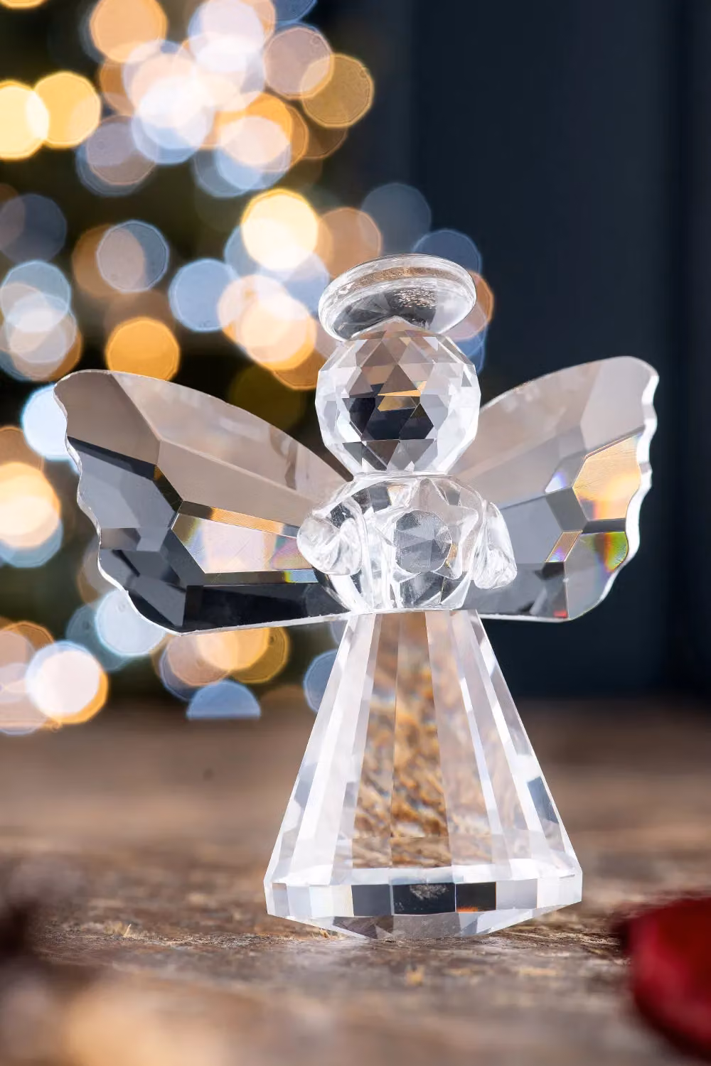 Galway Crystal Angel Figurine in Clear Transparent Glass – 2