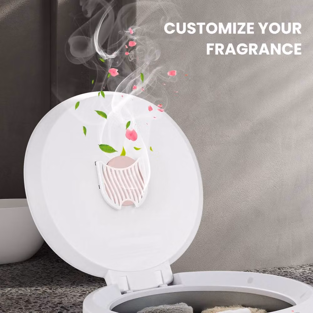 Gymax 21L Towel Warmer Bucket with Flip-top Lid, White – 5