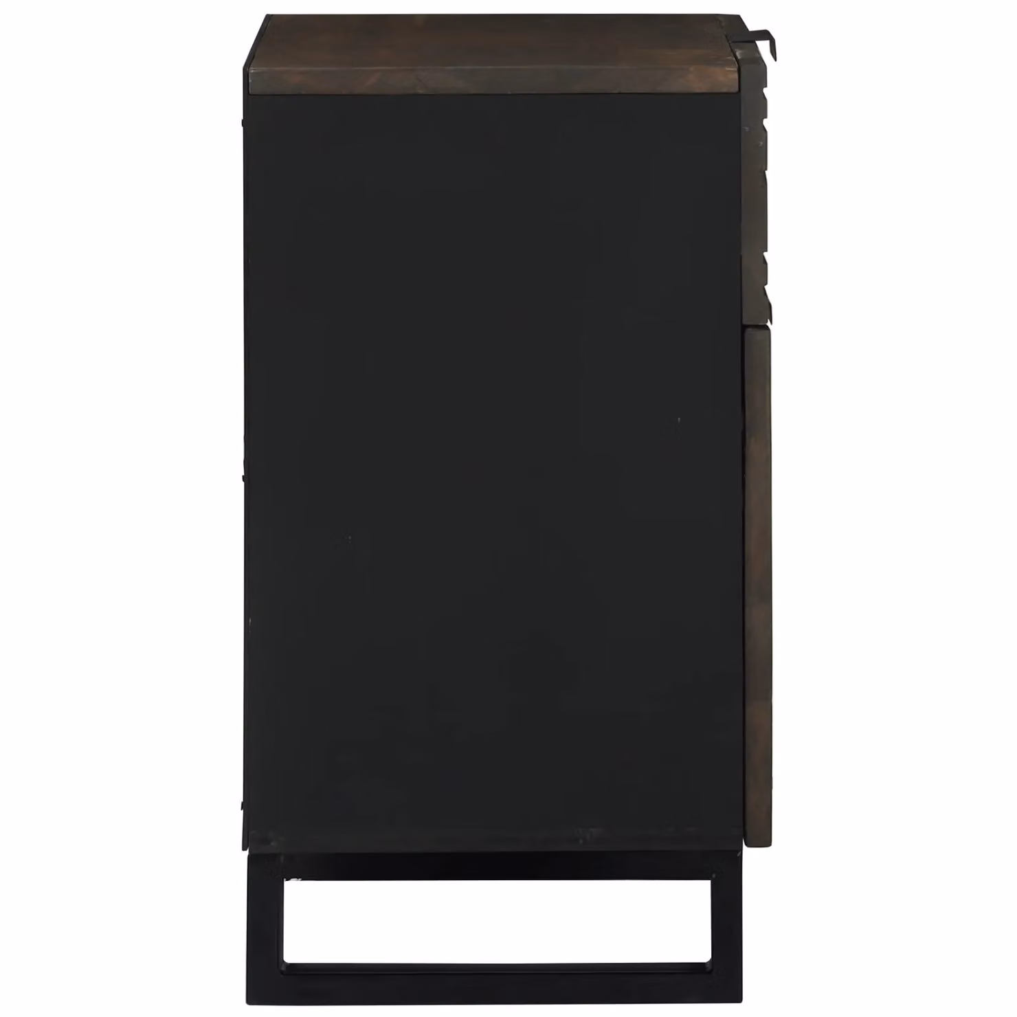 Berkfield Home Bedside Cabinet in Brown Solid Mango Wood, W/D/H: 50 x 33 x 60 cm – 3