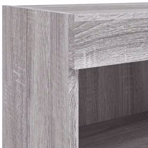 vidaXL Modern TV Cabinet with LED Lights in Grey Sonoma, W: 80 cm, D: 30 cm, H: 30 cm – 3